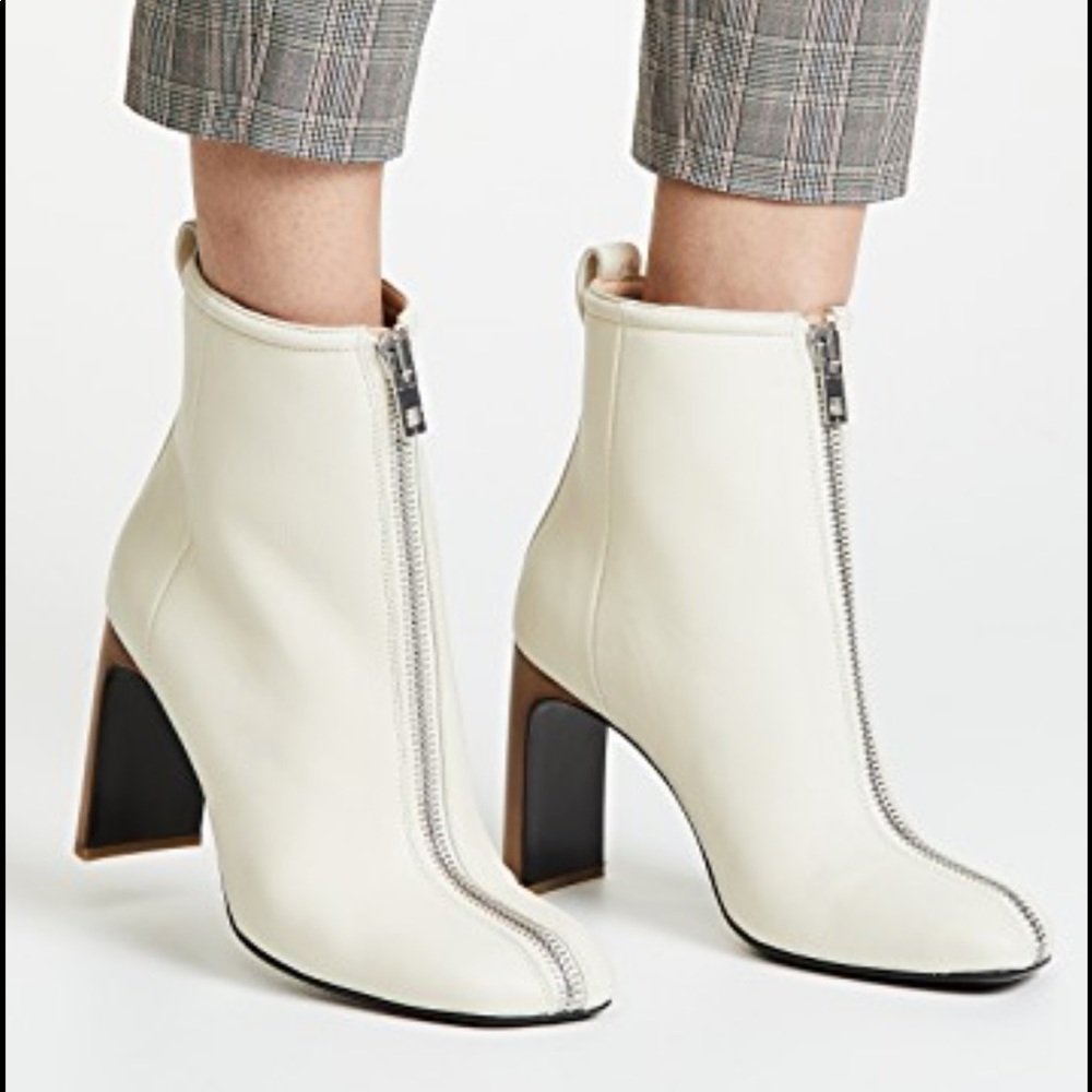 New Rag & Bone Ellis Zipper Leather Booties
